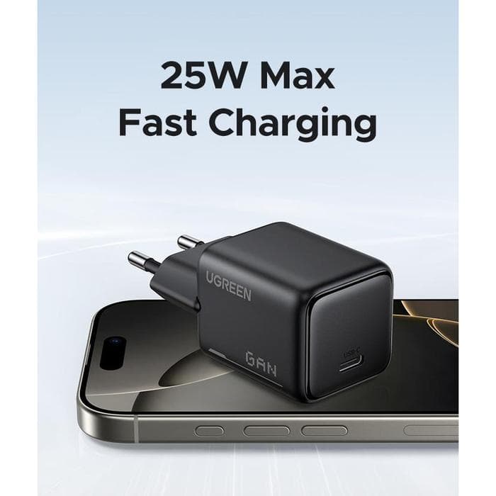 UGREEN CHARGER SET N SERIES GAN 25W BLACK (75103)