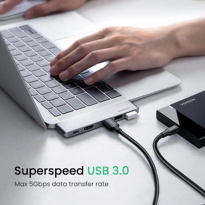 UGREEN USB HUB DUAL C 6 in 1 (80856)