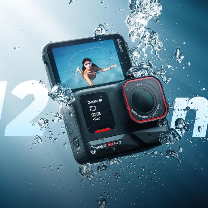 Insta360 Ace Pro 2 Action Camera 8K UltraHD Leica Lens Waterproof