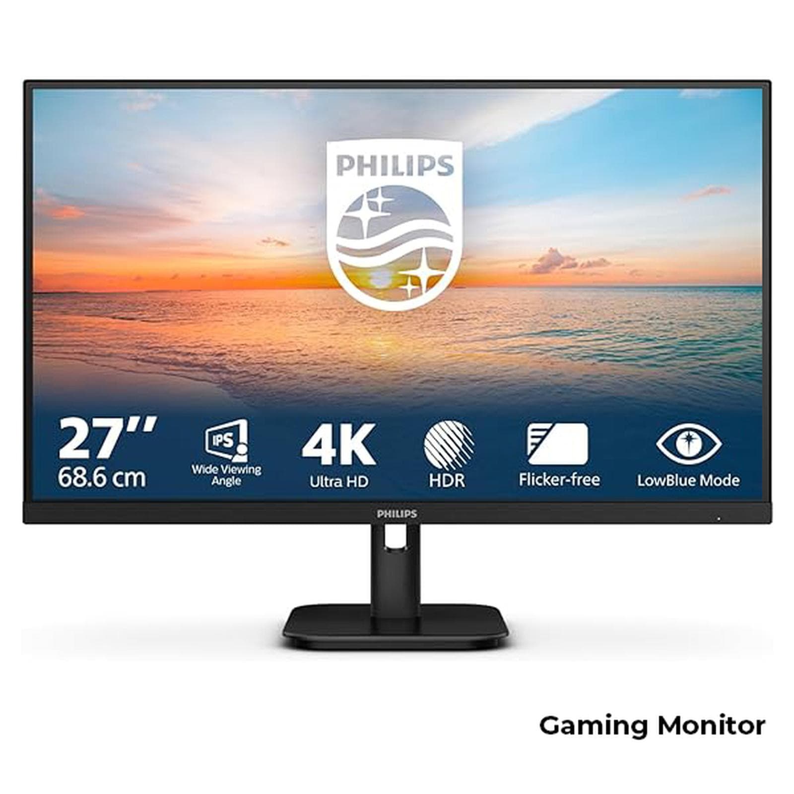 MONITOR PHILIPS 27E1N1800A/70 27″ FLAT IPS 4K UHD (3840×2160) 60Hz 4ms