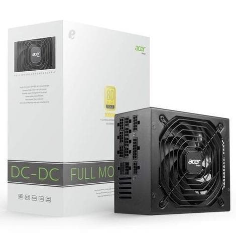 POWER SUPPLY ACER AC650 650W 80+ BRONZE - FULL MODULAR - BLACK