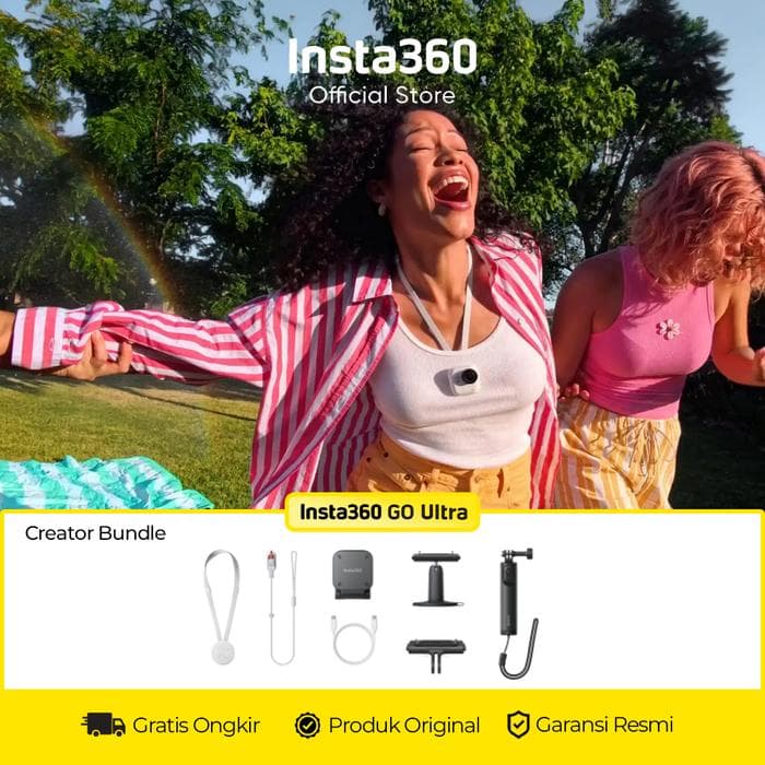 Insta360 GO Ultra Action Camera 4K UltraHD Kamera Kecil Waterproof - GO Ultra