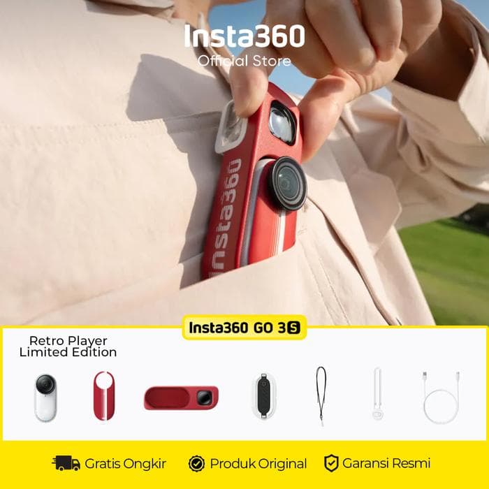 Insta360 GO 3S Retro Bundle Special Edition Action Camera 4K UltraHD