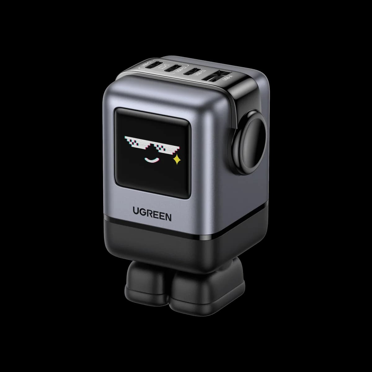 UGREEN CHARGER UNO GAN 100W GRAY (45515B)