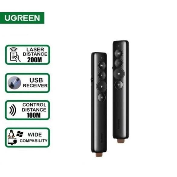 UGREEN POINTER LASER WIRELESS DUAL CONNECTION - (50654)