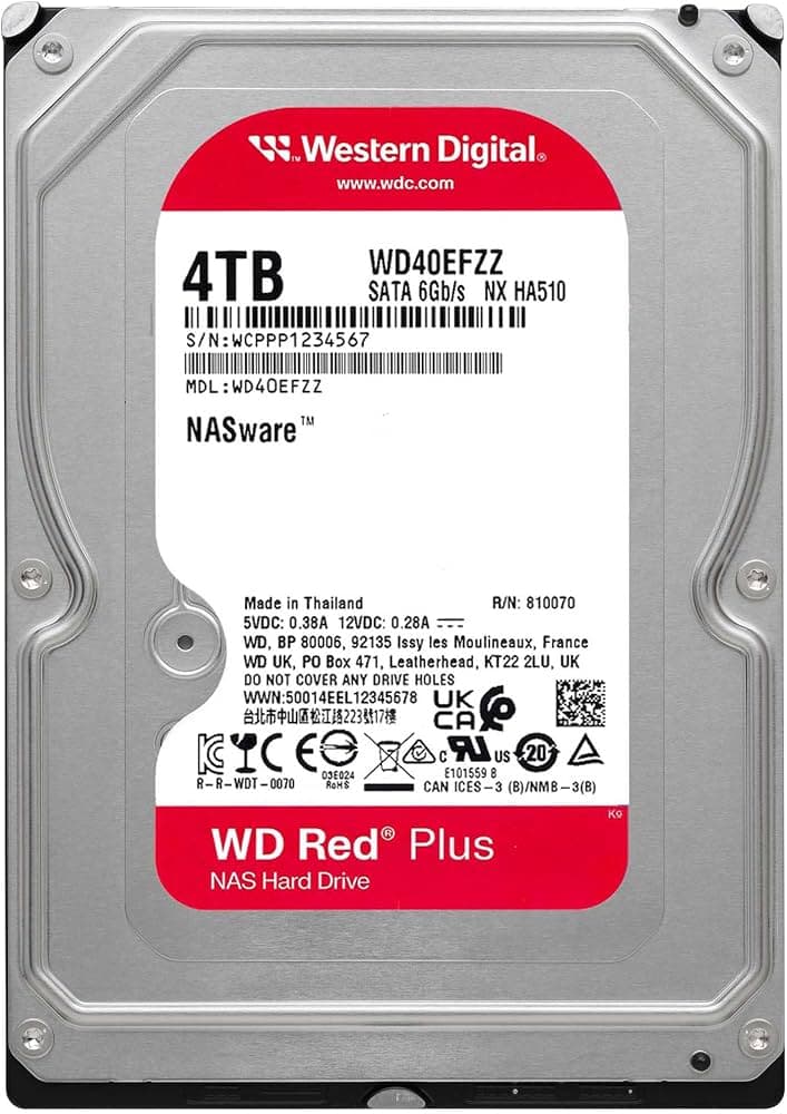 HARDISK INTERNAL WD RED PLUS 4TB (WD40EFZZ)