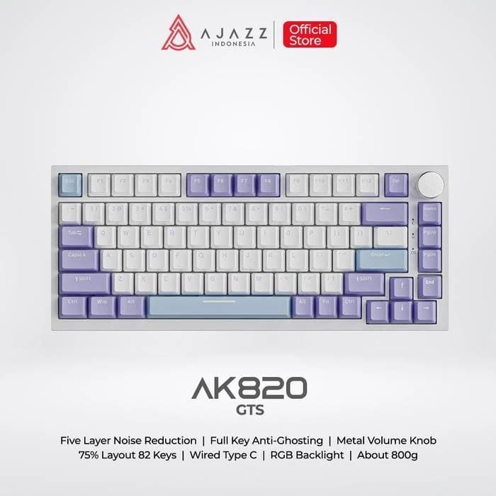 KEYBOARD AJAZZ AK820 GTS WIRED MECHANICAL KEYBOARD RGB