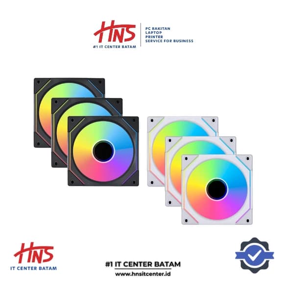 FAN CASING LIAN LI UNI FAN SL FLEX 120mm ARGB PWM REVERSE BLADE TRIPLE PACK