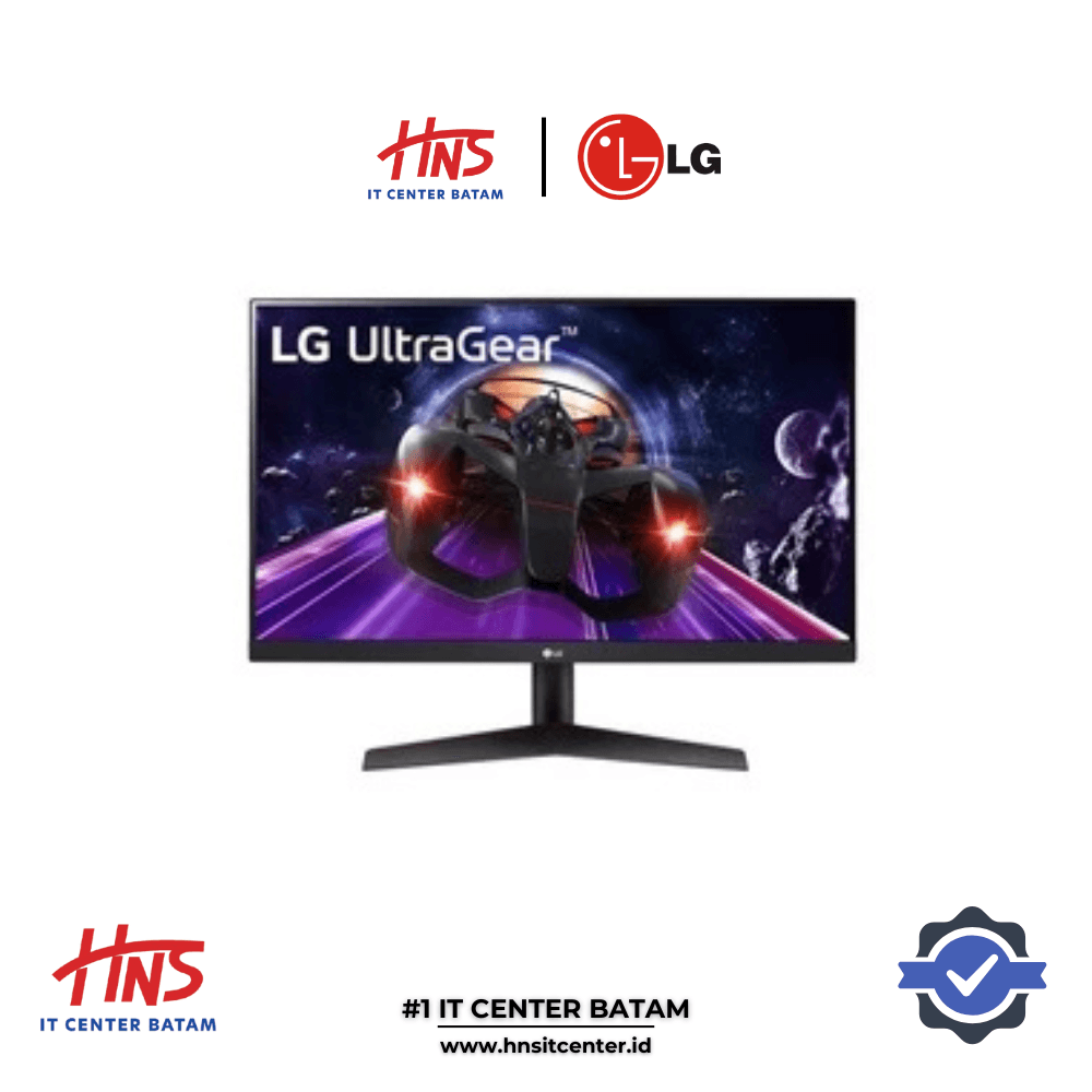 MONITOR LG ULTRAGEAR 24GN65R-B 24" FLAT IPS FHD (1920x1080) 144Hz 99% sRGB