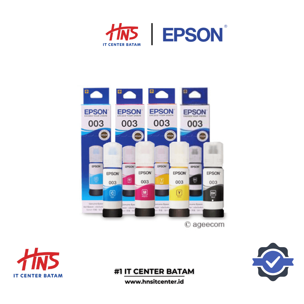 TINTA EPSON T00V SERIES 003 ORIGINAL (BLACK - MAGENTA - CYAN - YELLOW)