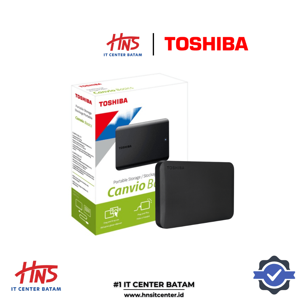 HARDISK EXTERNAL TOSHIBA CANVIO BASICS 2.5" (1TB - 2TB)