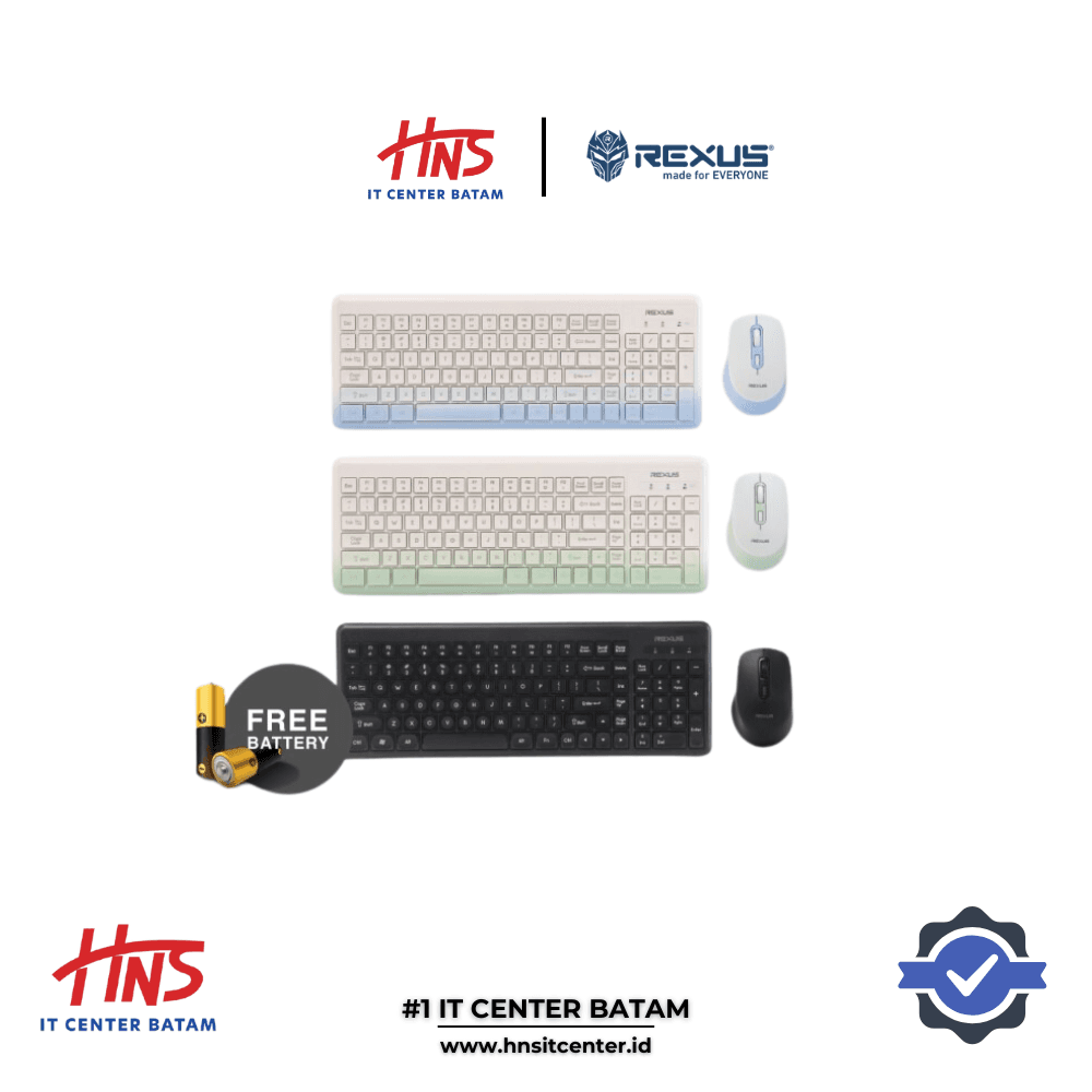 KEYBOARD REXUS KM10 WIRELESS COMBO