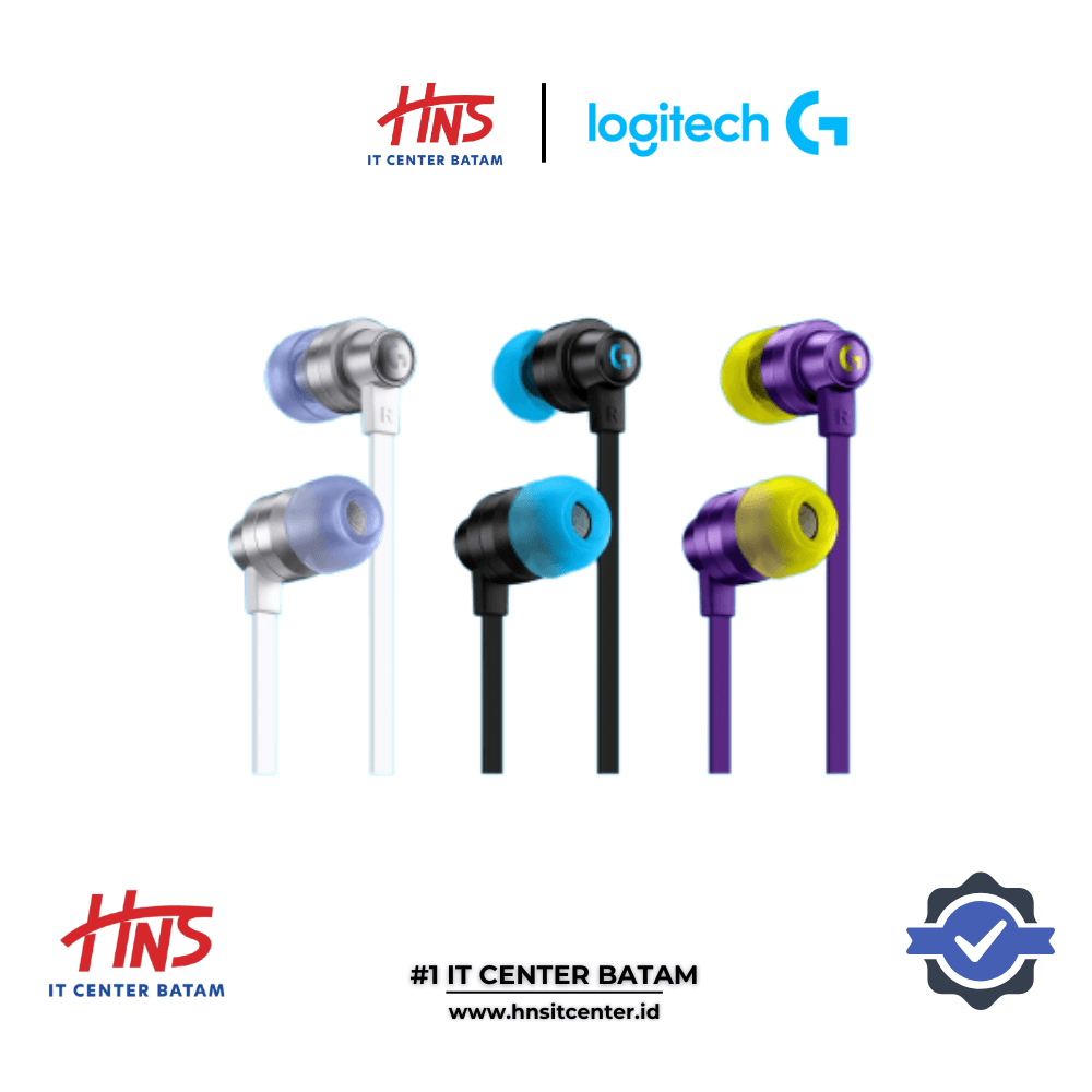 LOGITECH G333 IN-EAR EARPHONE GAMING MOBILE TYPE C ADAPTER