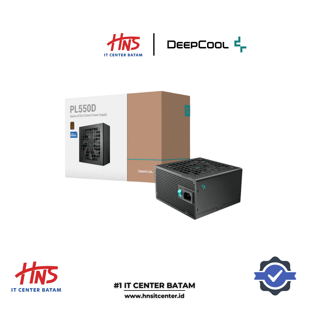 POWER SUPPLY DEEPCOOL PL550D 550W 80+ BRONZE FLAT CABLE - NON MODULAR