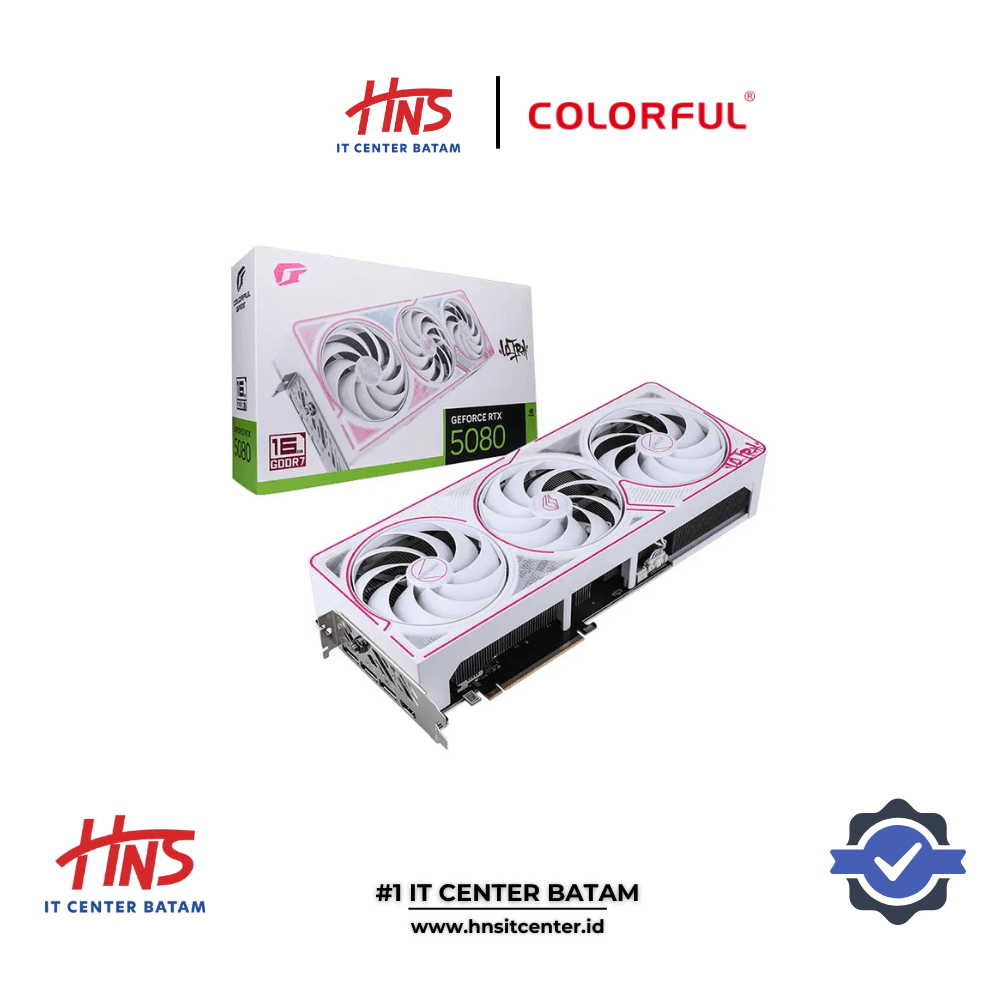 VGA CARD COLORFUL RTX 5080 iGAME ULTRA W 16GB OC-V GDDR7 WHITE