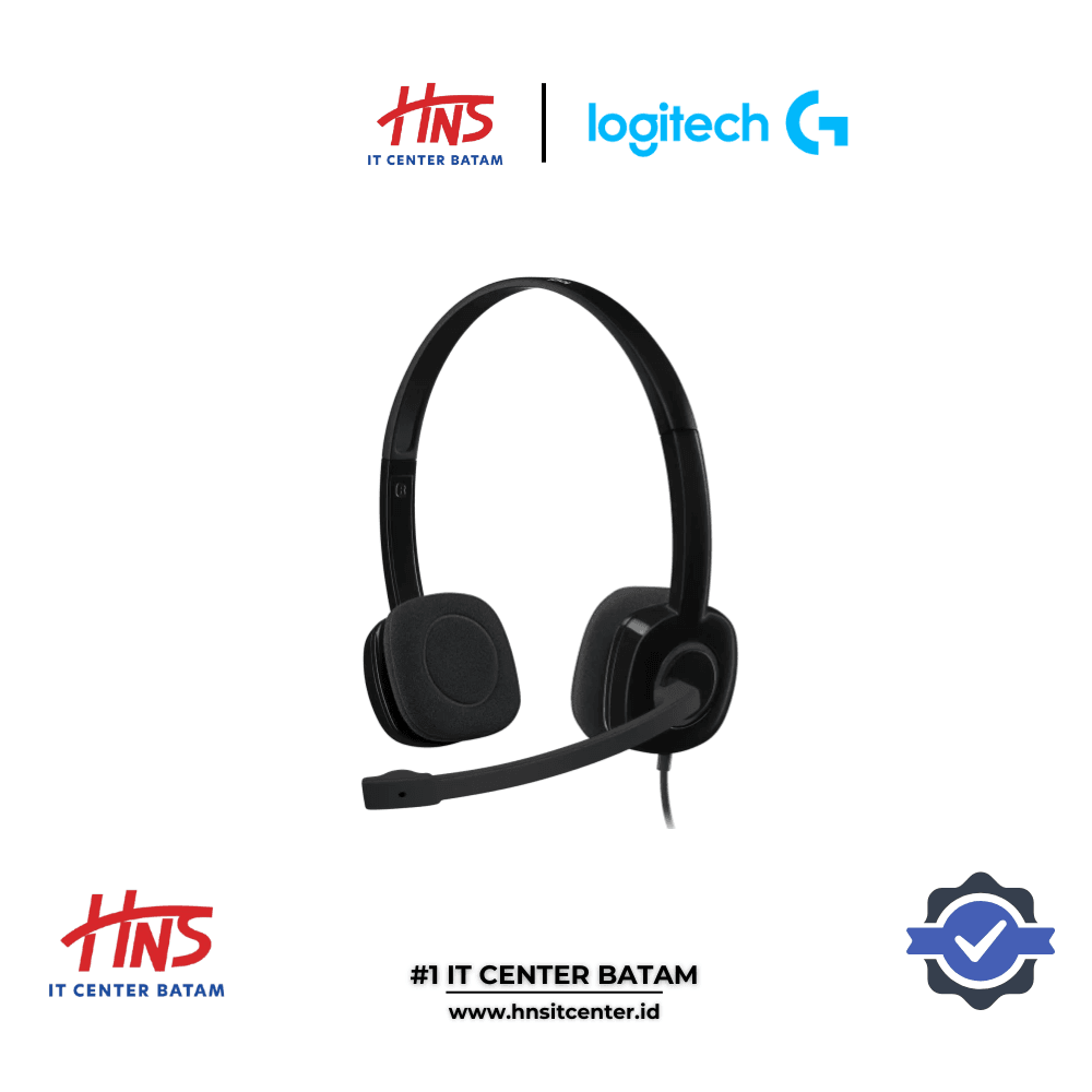 HEADSET LOGITECH H151 STEREO WIRED HEADSET