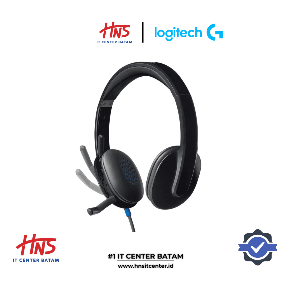 HEADSET LOGITECH H540 STEREO WIRED WITH NOISE-CANCELLING MIC
