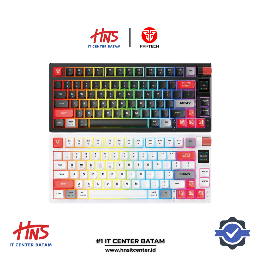 KEYBOARD FANTECH ATOM PRO79 MK917 MECHANICAL WITH SCREEN TRI-CONNECT