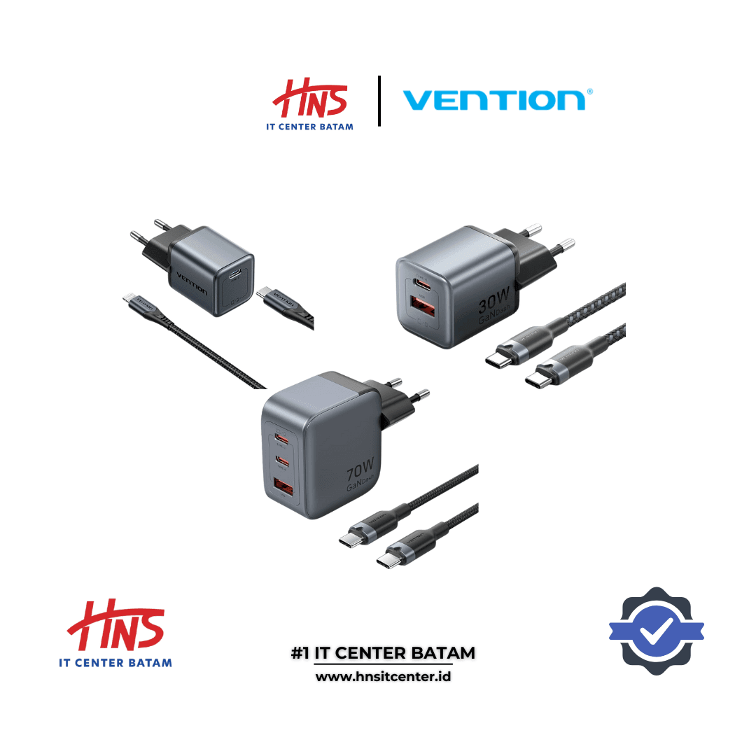 VENTION GANDASH 20W / 30W / 70W GaN CHARGING KIT (INCLUDE CABLE) (TZ-FEXH0-EU TZ-FEWH0-EU TZ-FEVH0-EU)