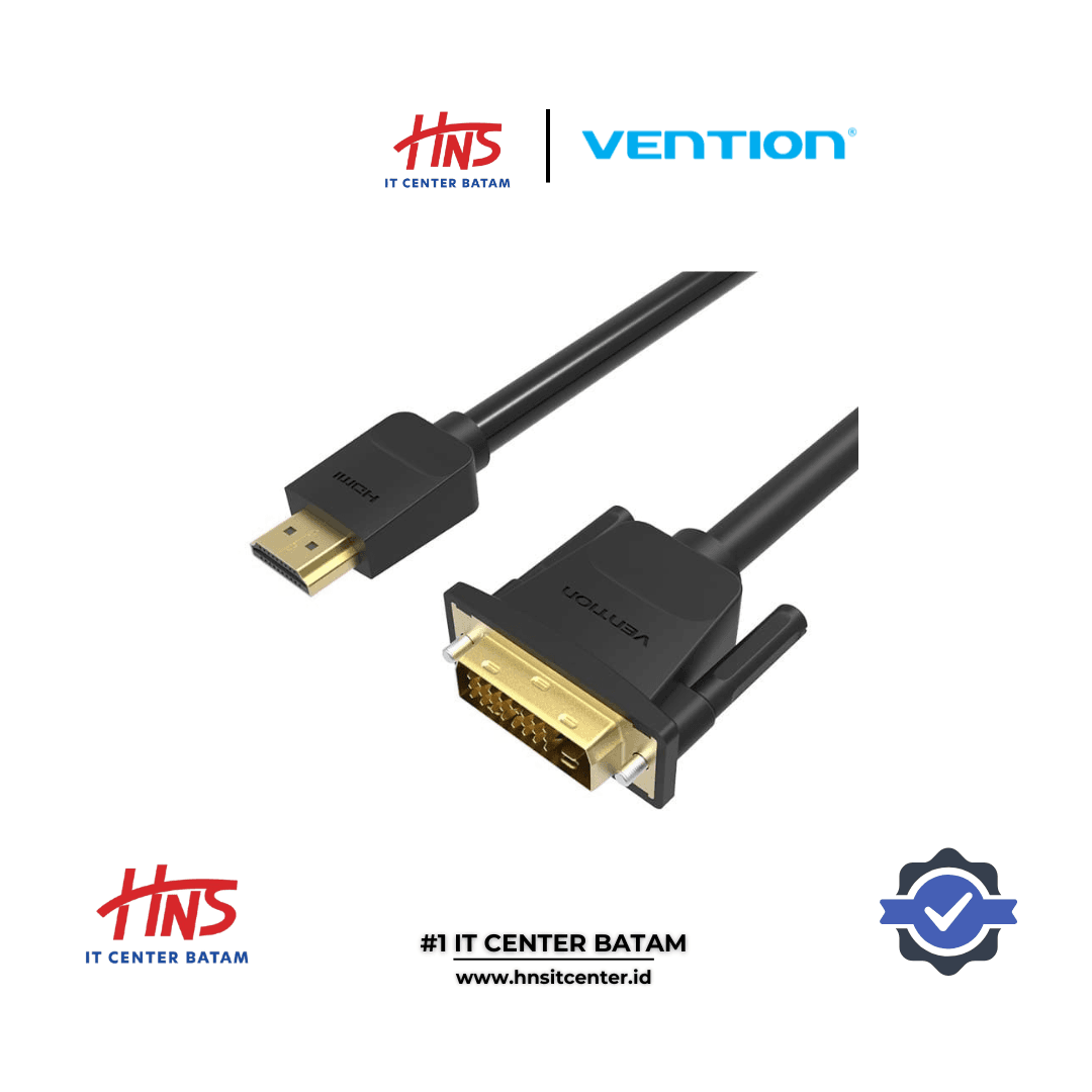 VENTION HDMI TO DVI CABLE BLACK 1.5M - 5M (ABFBG ABFBI ABFBJ)