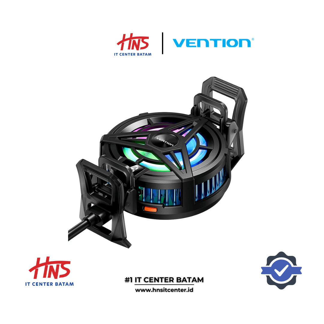 VENTION Magnetic Mobile Phone Cooler with 3-Gear Adjustment Black LED Display Type (KQKB0)