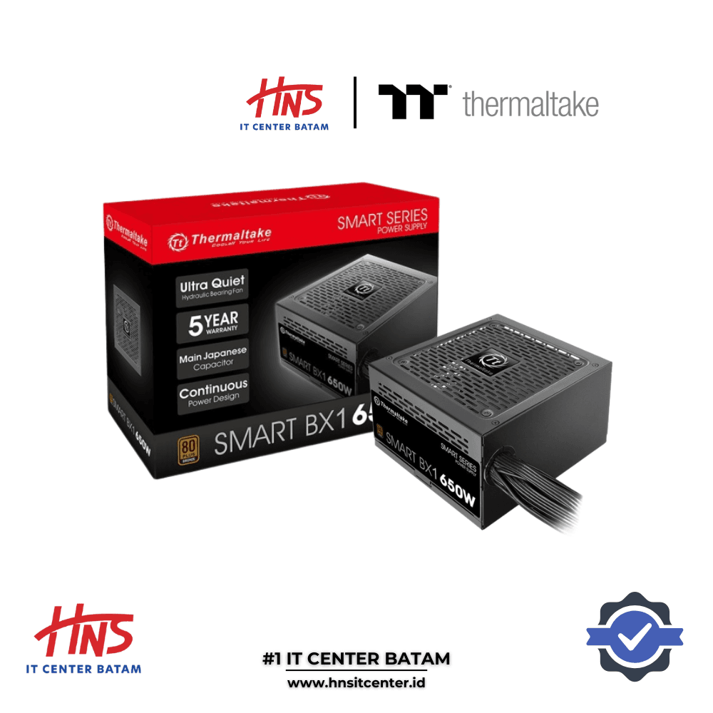 POWER SUPPLY THERMALTAKE SMART BX1 650W 80+ BRONZE – NON MODULAR