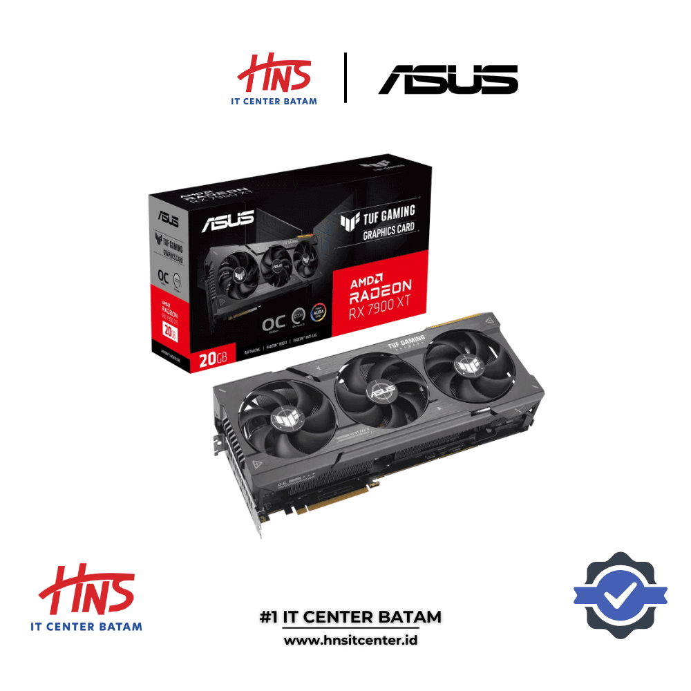 VGA CARD ASUS TUF RX 7900 XT 20GB OC EDITION GDDR6