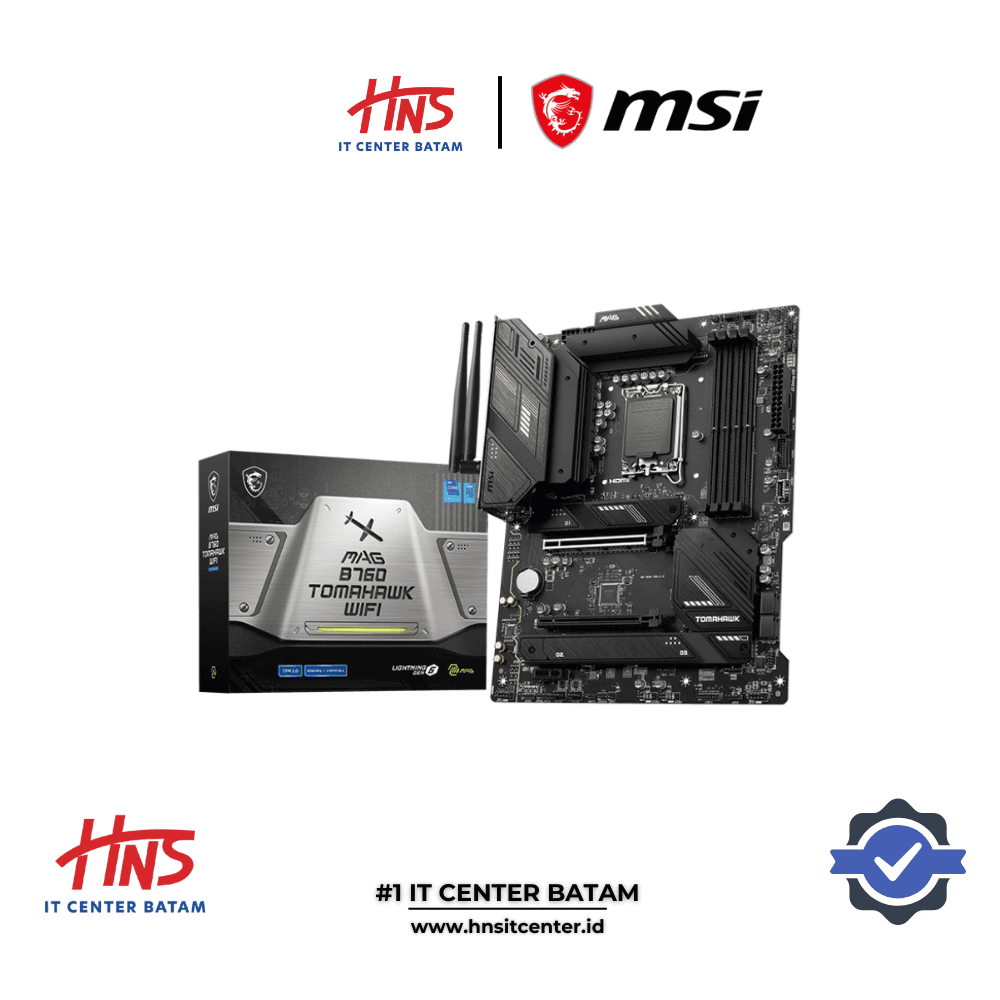 MOTHERBOARD MSI MAG B760 TOMAHAWK WIFI LGA1700 DDR5 - ATX