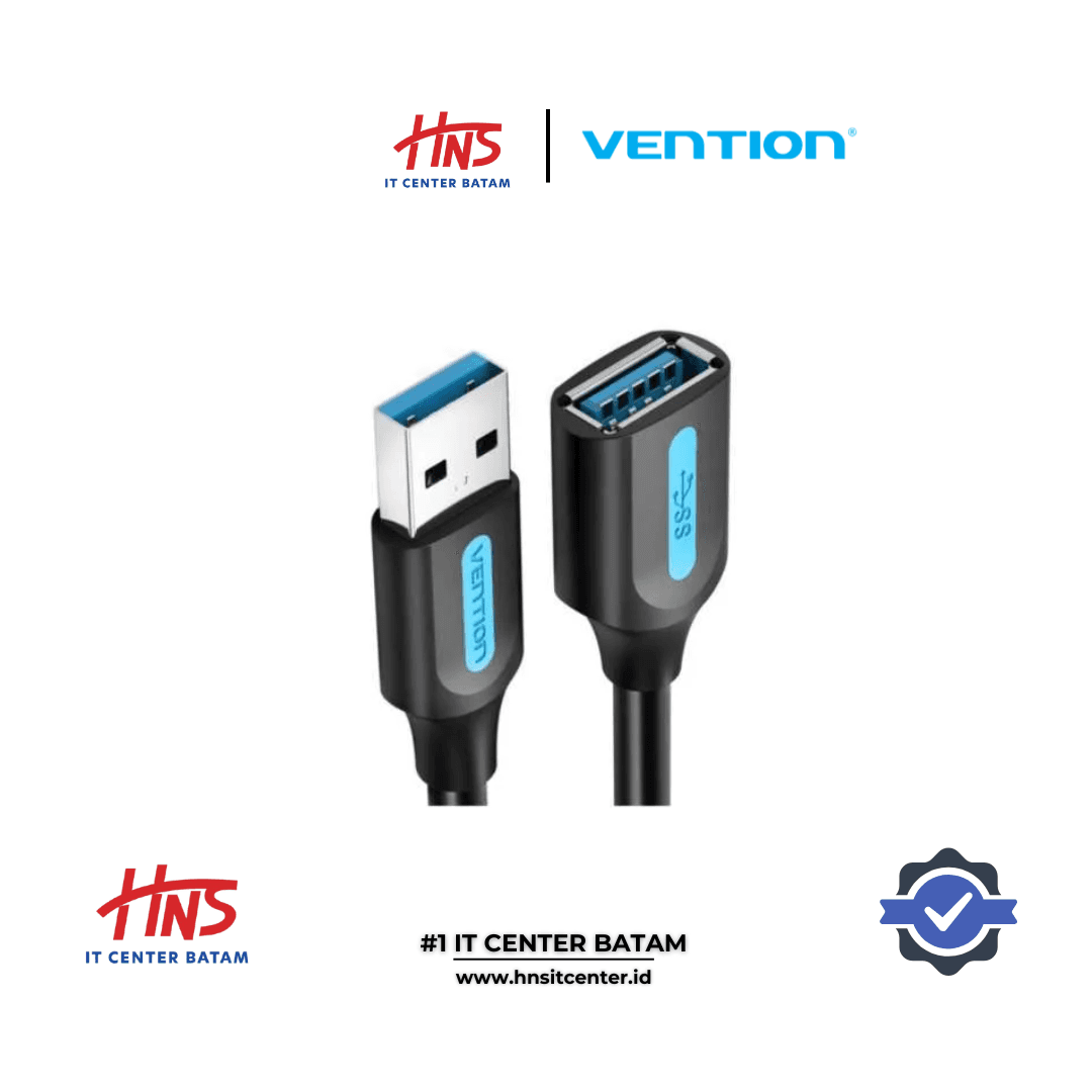 VENTION KABEL USB 3.0 EXTENSION TYPE A MALE TO FEMALE FAST DATA TRANSFER (CBHBH)