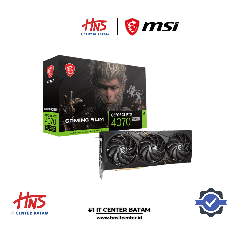 VGA CARD MSI RTX 4070 SUPER 12GB GAMING SLIM WUKONG EDITION GDDR6