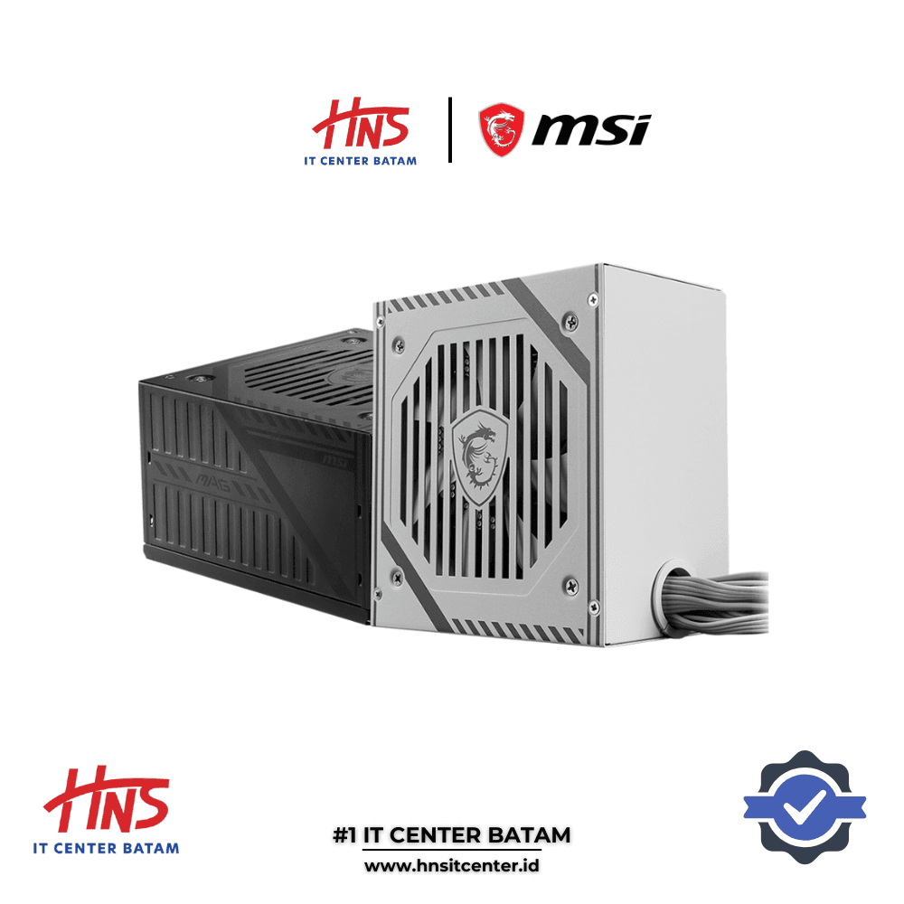 POWER SUPPLY MSI MAG A650BNL WHITE 650W 80+ BRONZE - NON MODULAR