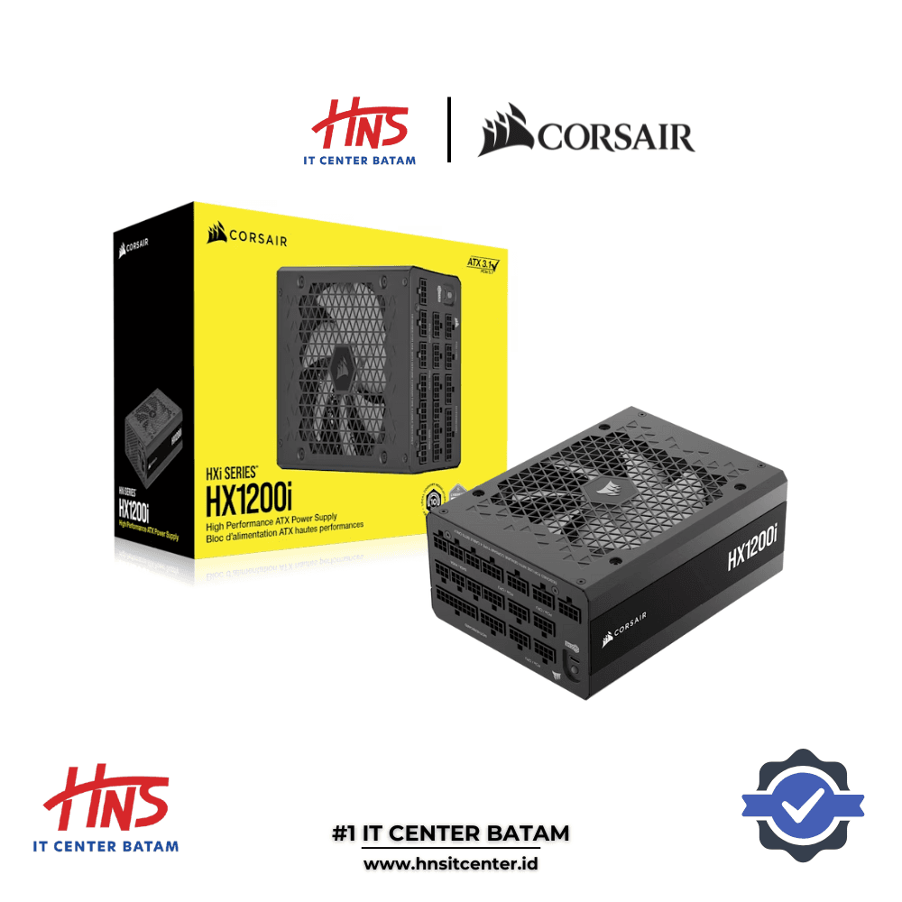POWER SUPPLY CORSAIR HX1200i 1200W 80+ PLATINUM - FULL MODULAR