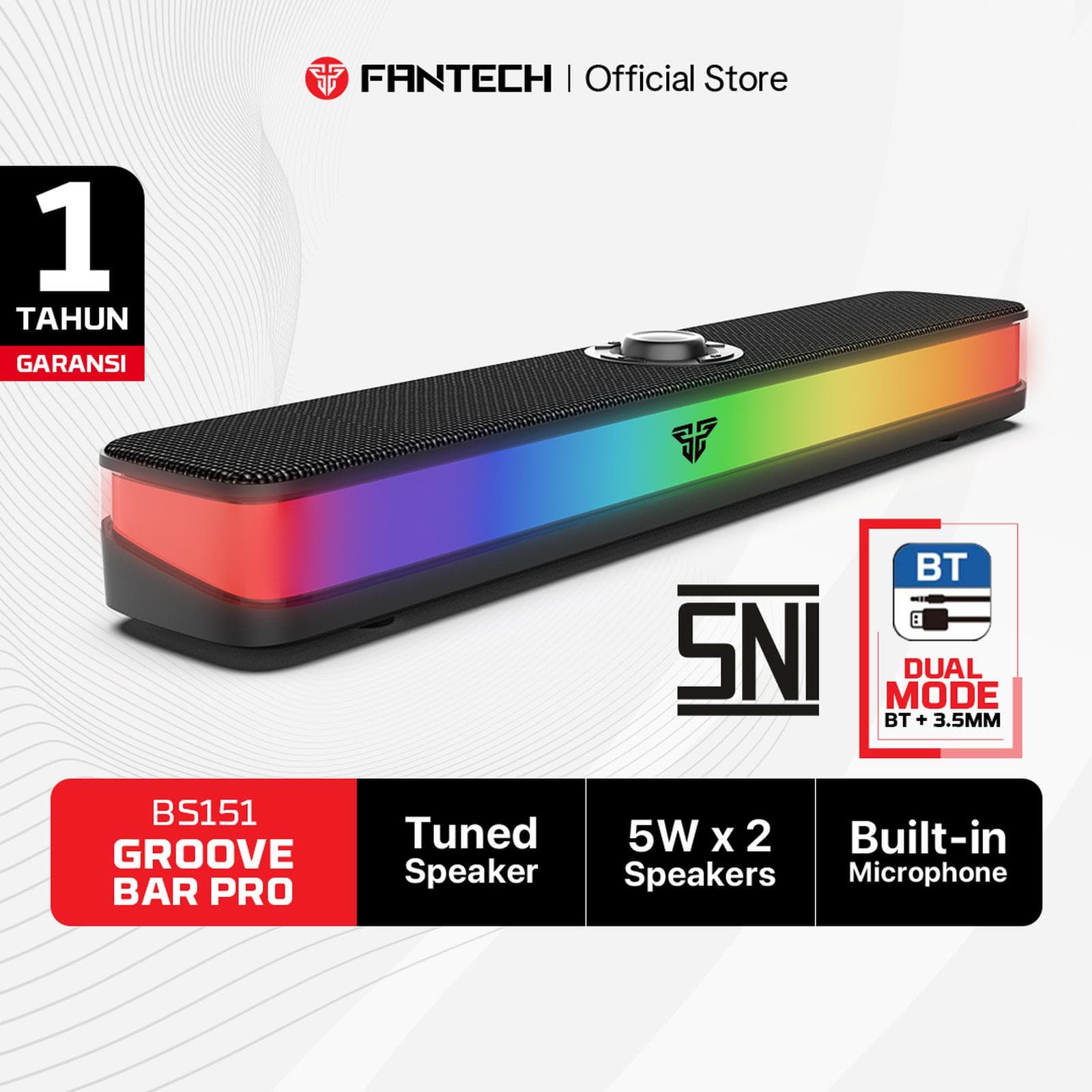 SPEAKER FANTECH BS151 PORTABLE GAMING SPEAKER DUAL MODE BT + 3.5mm