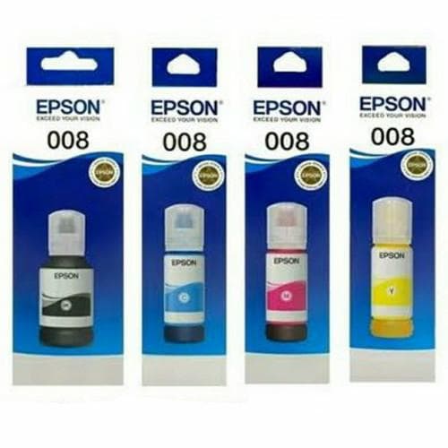 TINTA EPSON 008 BLACK CYAN MAGENTA YELLOW