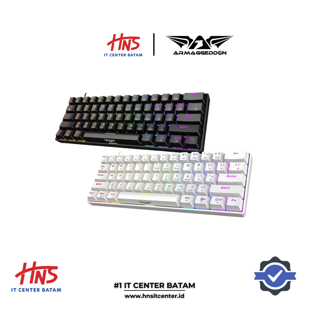 KEYBOARD ARMAGGEDDON MKA-1C NEX MECHANICAL SWITCH KEYBOARD 61% LAYOUT