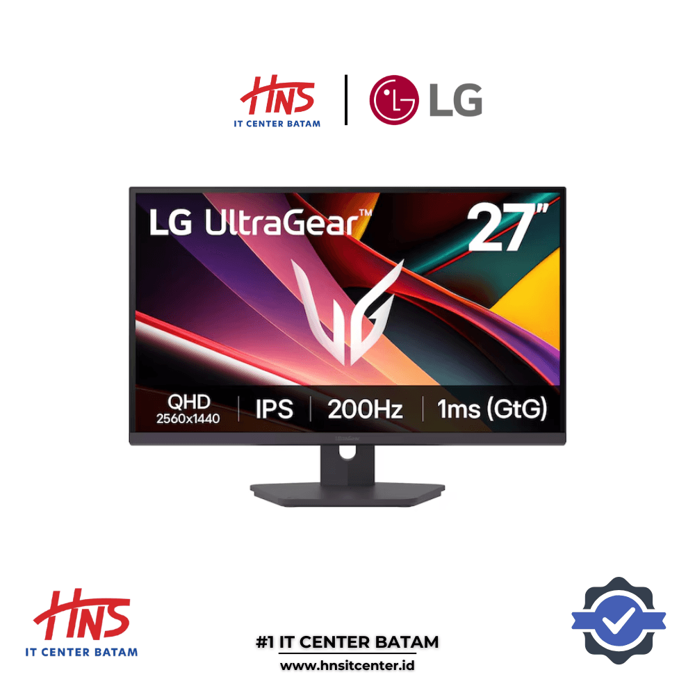 MONITOR LG 27G610A-B 27" FLAT IPS QHD (2560x1440) 200Hz 95%sRGB