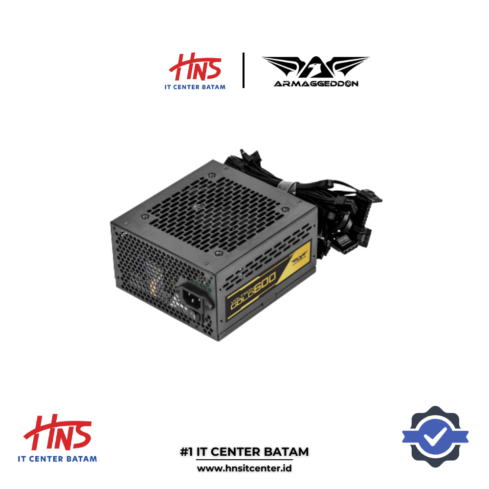 POWER SUPPLY ARMAGGEDDON VOLTRON 600W 80+ GOLD - NON MODULAR