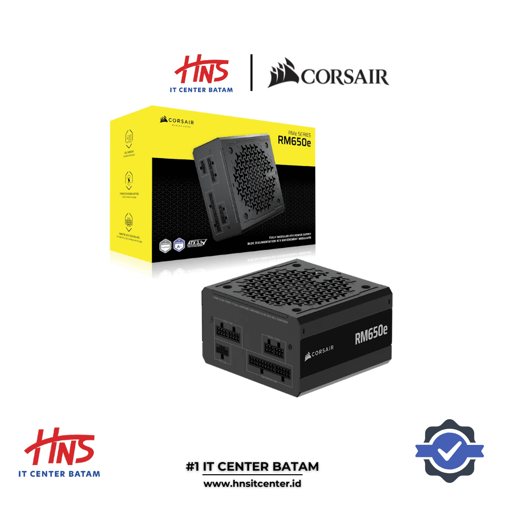 POWER SUPPLY CORSAIR RM650E 650W 80+ GOLD - FULL MODULAR
