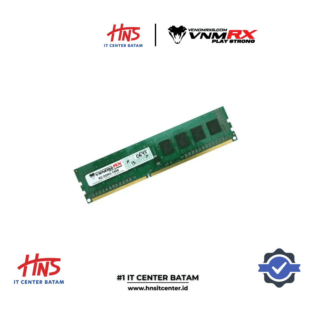 RAM PC DDR3 VENOMRX 8GB 1600MHz