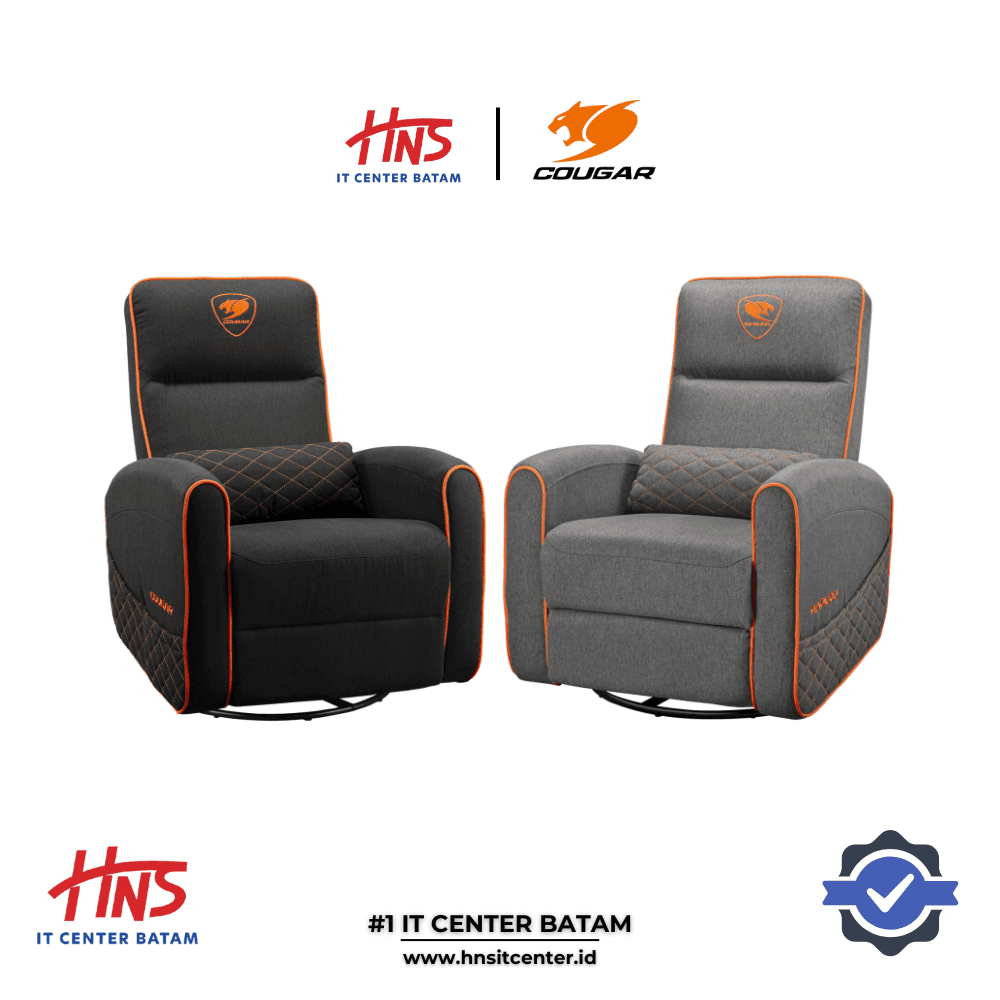 SOFA GAMING COUGAR FIDOM SERIES WITH ADJUSTABLE BACKREST AND FOOTREST