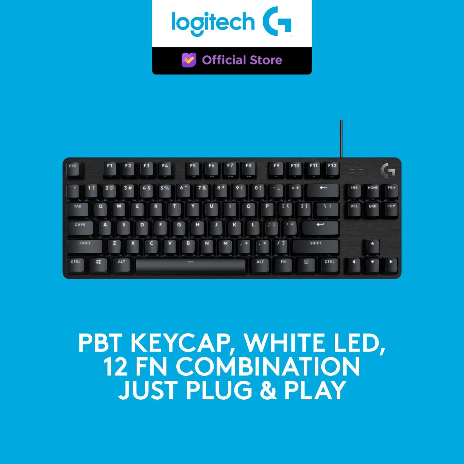 KEYBOARD LOGITECH G413 TKL SE KEYBOARD GAMING TEN KEYLESS MECHANICAL TACTILE