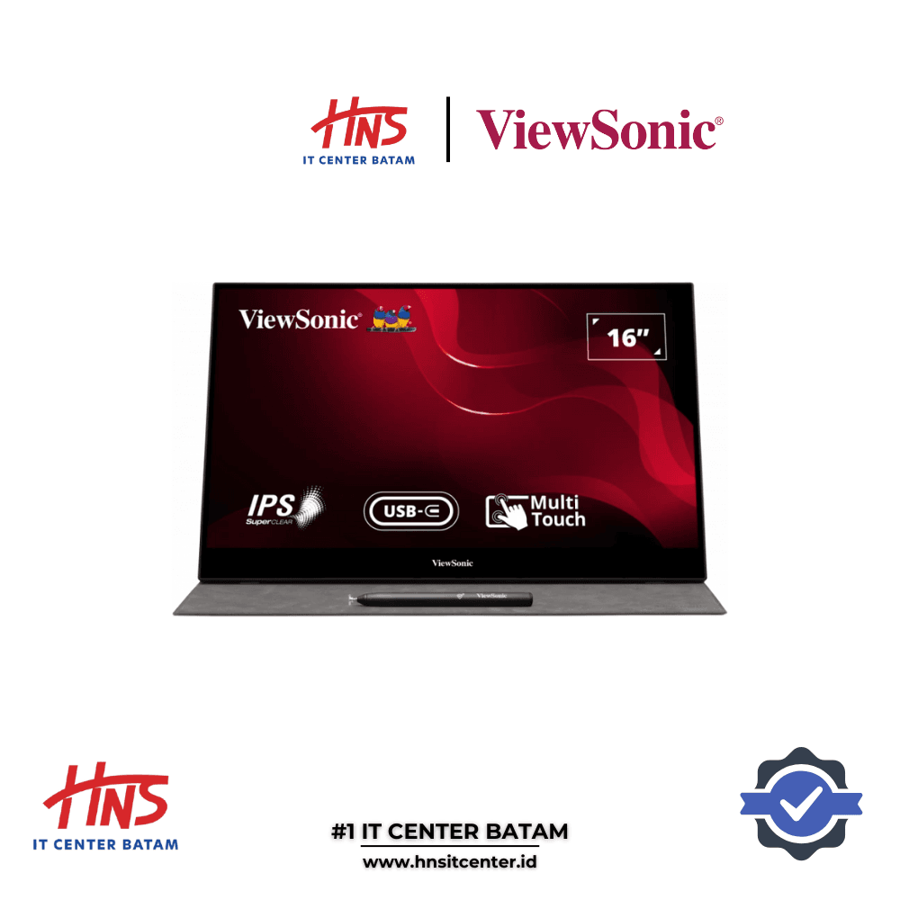 MONITOR VIEWSONIC TD1655 16" PORTABLE IPS FHD (1920x1080) 60Hz