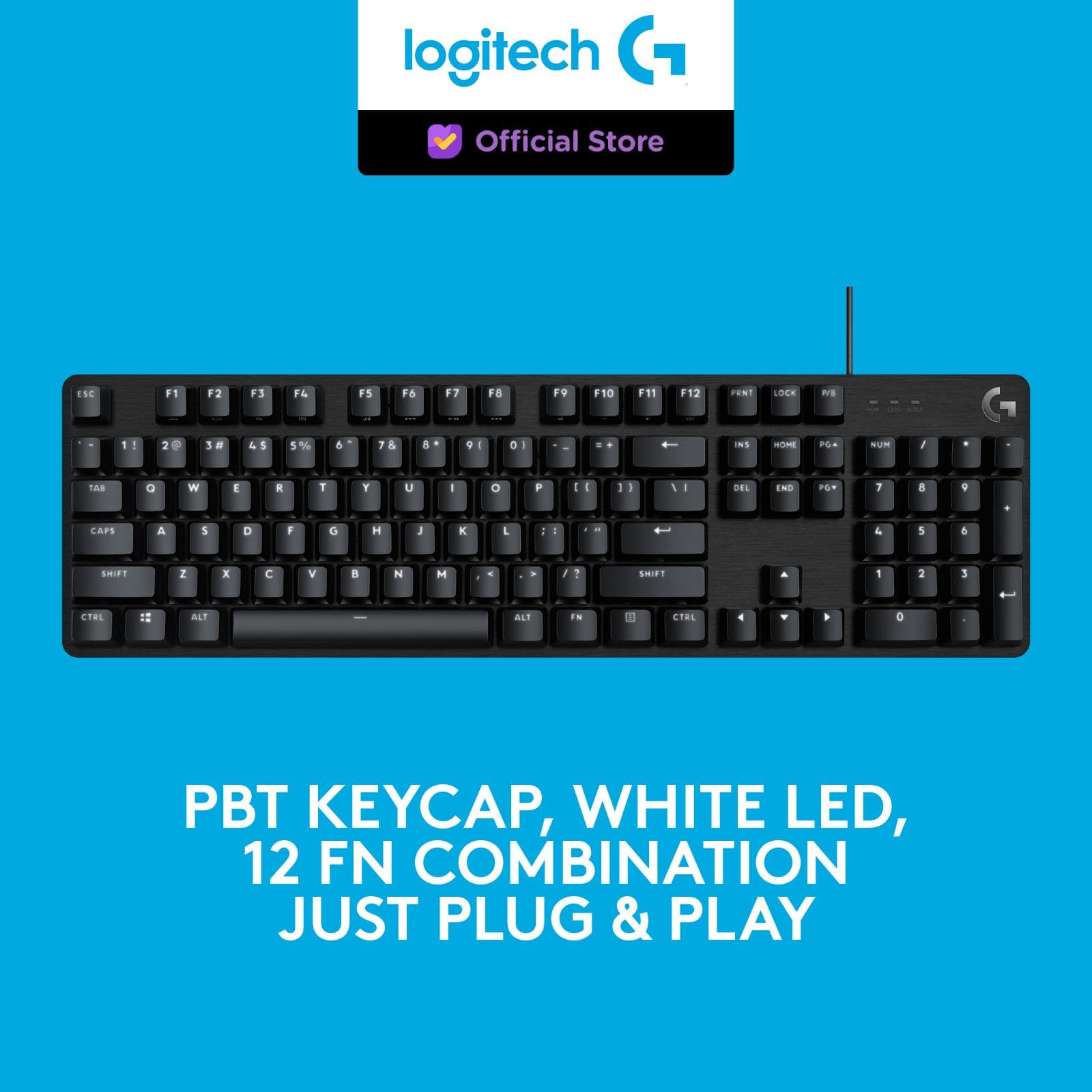 KEYBOARD LOGITECH G413 SE KEYBOARD GAMING FULL SIZE MECHANICAL TACTILE BACKLIT