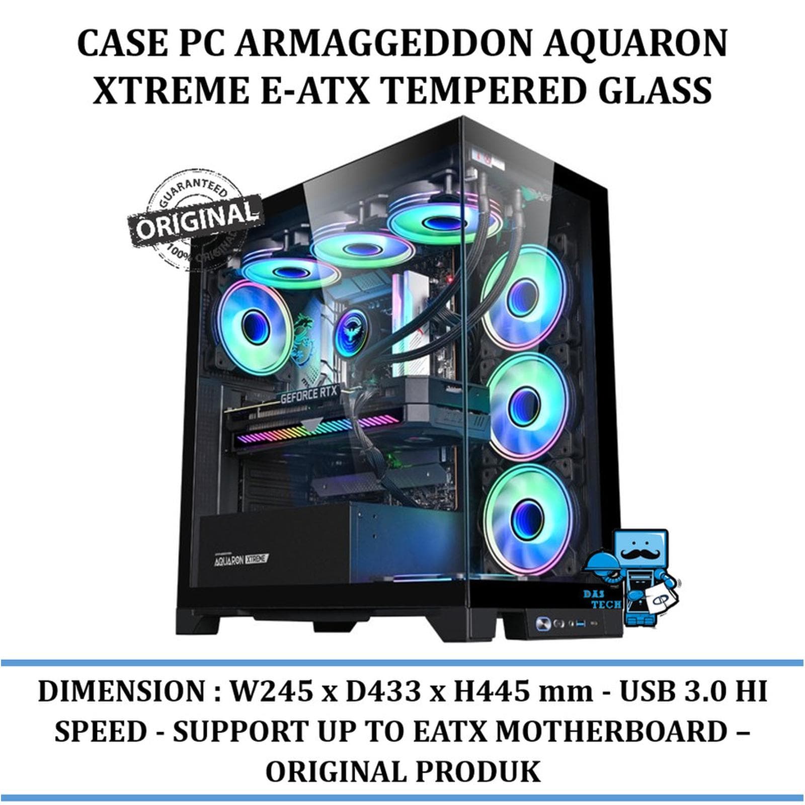 CASING PC ARMAGGEDDON AQUARON XTREME FULL TOWER - EATX