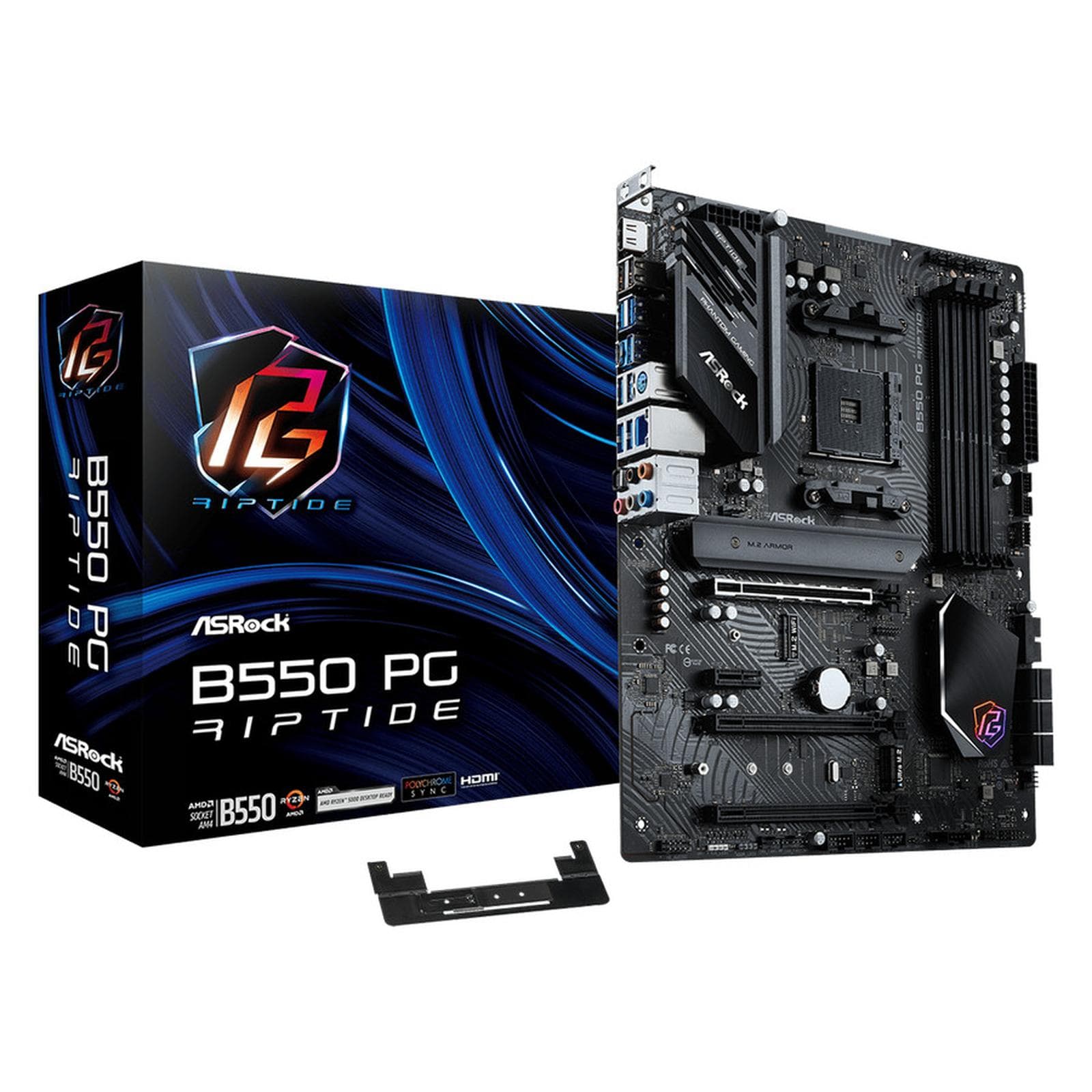 MOTHERBOARD ASROCK B550 PG RIPTIDE AM4 DDR4 - ATX