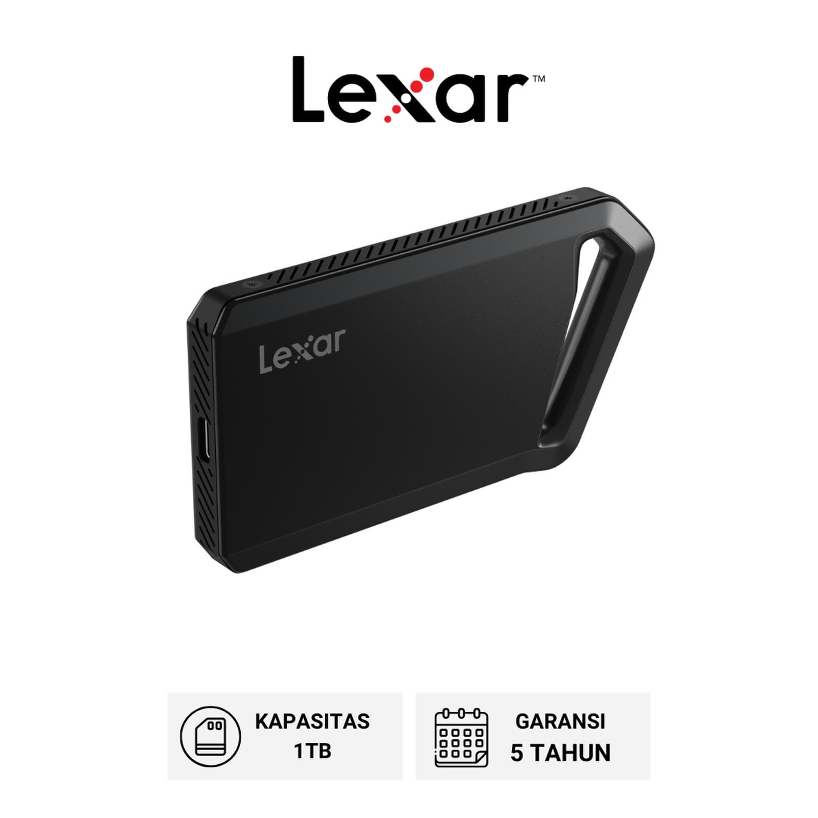 SSD EXTERNAL LEXAR SL600 PORTABLE USB-C 3.2 GEN 2X2 UP TO 2000MB/S - 1TB