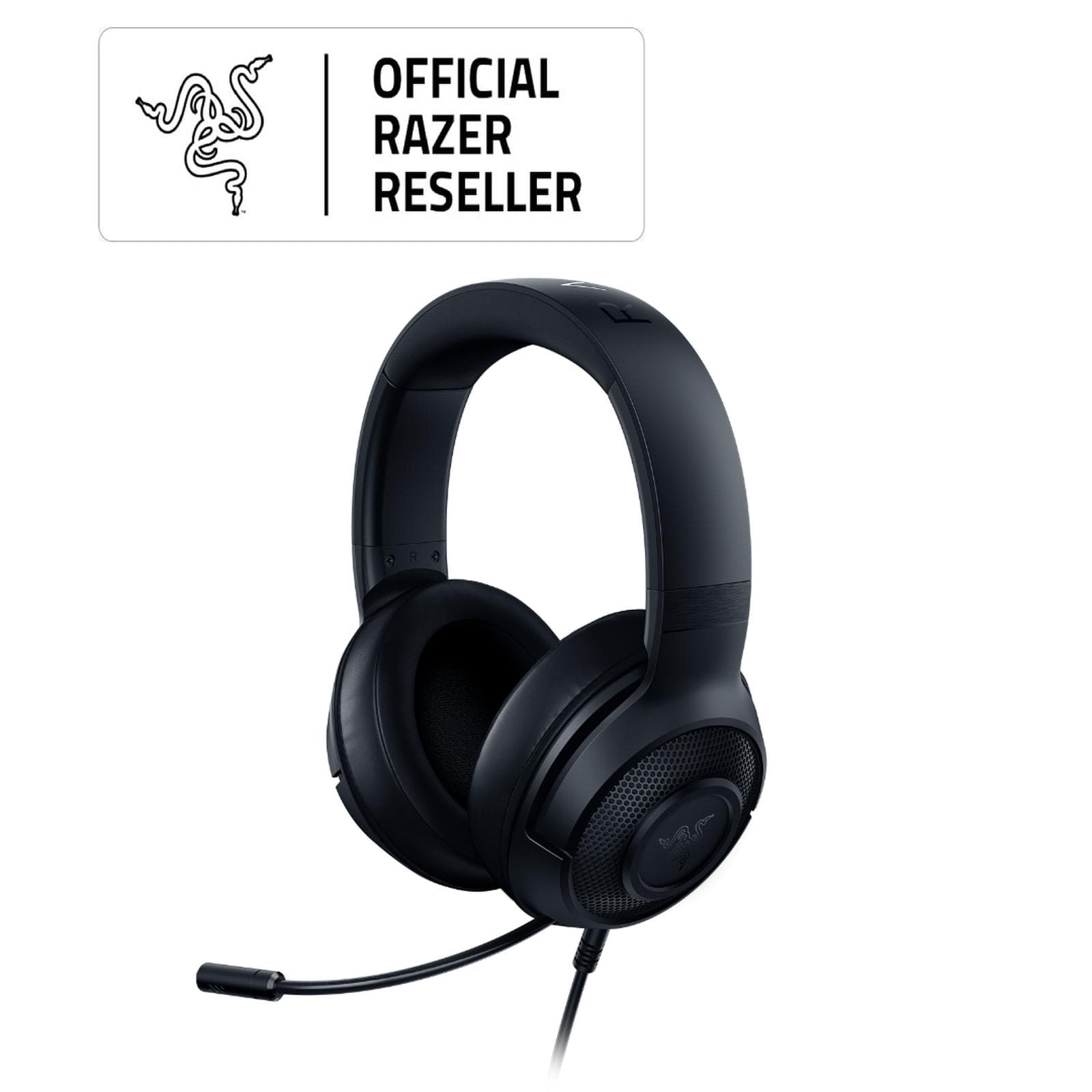 HEADSET RAZER KRAKEN X LITE MULTI PLATFORM BLACK 3.5mm WITH 7.1 SURROUND SOUND