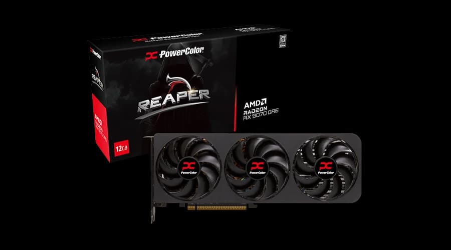 VGA CARD POWERCOLOR REAPER RX 9070 GRE 12GB GDDR6