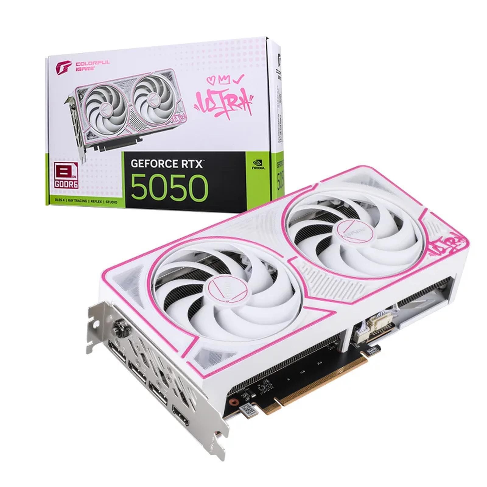 VGA CARD COLORFUL IGAME RTX 5050 ULTRA 8GB W DUO OC GDDR6