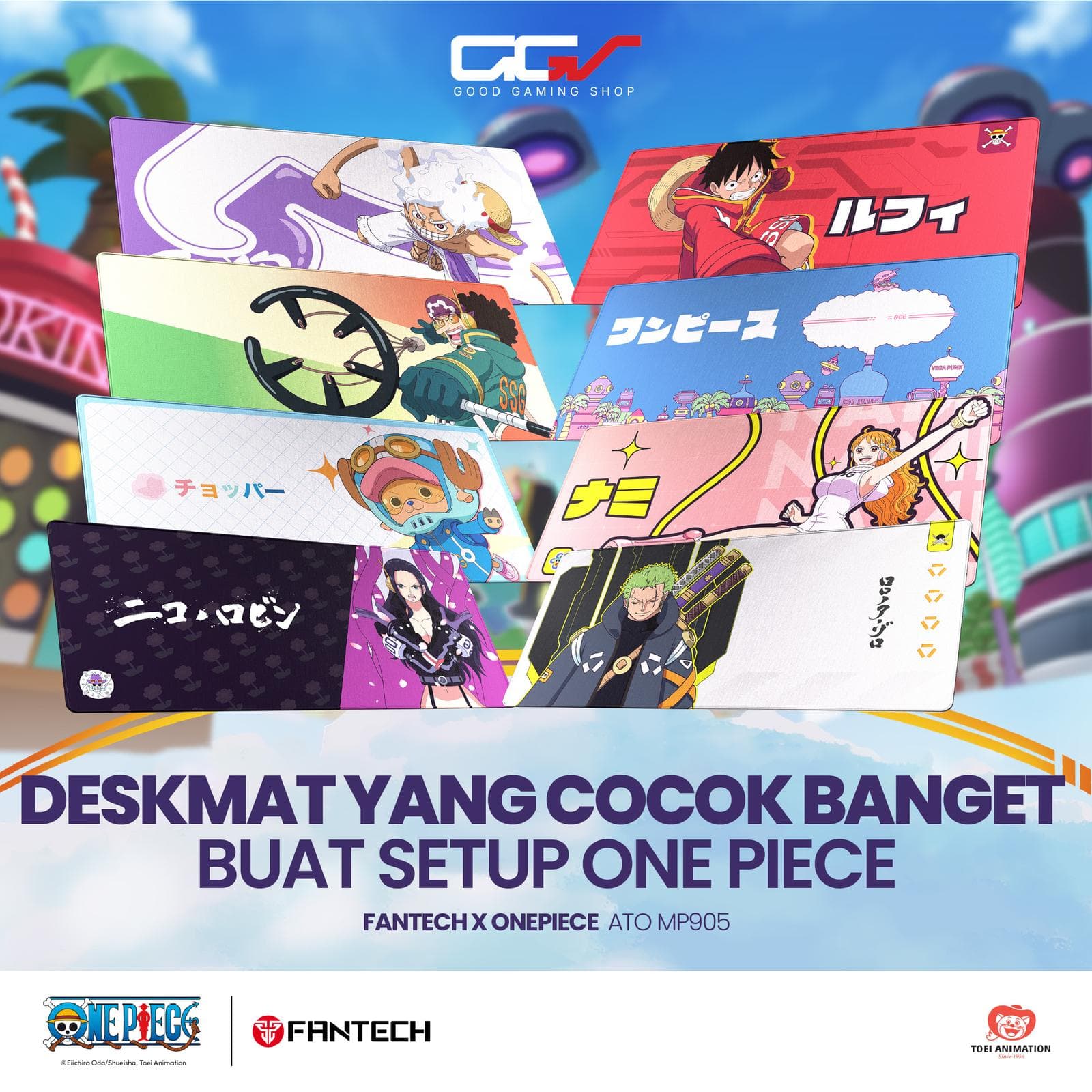 MOUSEPAD FANTECH x ONEPIECE ATO MP905 DESKMAT LIMITED EDITION